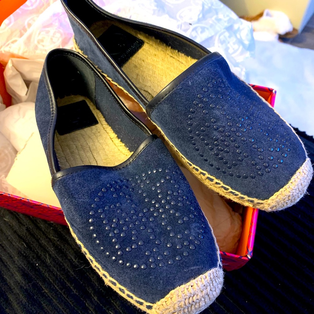 Tory Burch “Kirby” Flat Espadrille